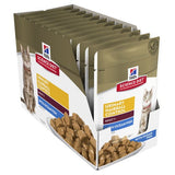 Slab Hills Science Diet Adult Urinary Hairball Control Ocean Fish Cat Food Pouches 85g