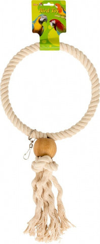 Cotton Ring Single With Wooden Bead