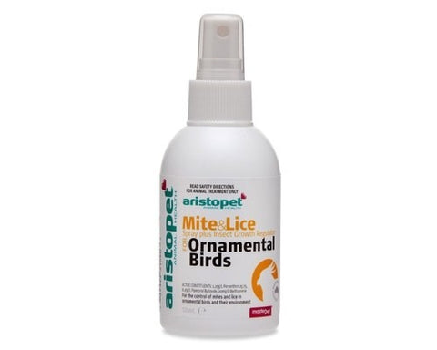 Aristopet Ornamental Bird Mite/lice Spray 125ml