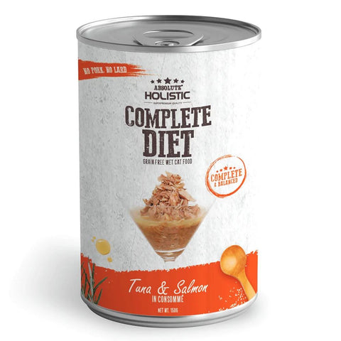 Absolute Holistic Complete Diet Cat Tuna & Salmon 150g