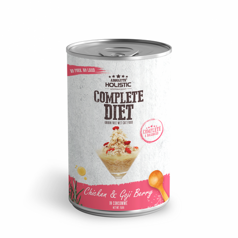 Absolute Holistic Complete Diet Cat Chicken & Goji Berry 150g