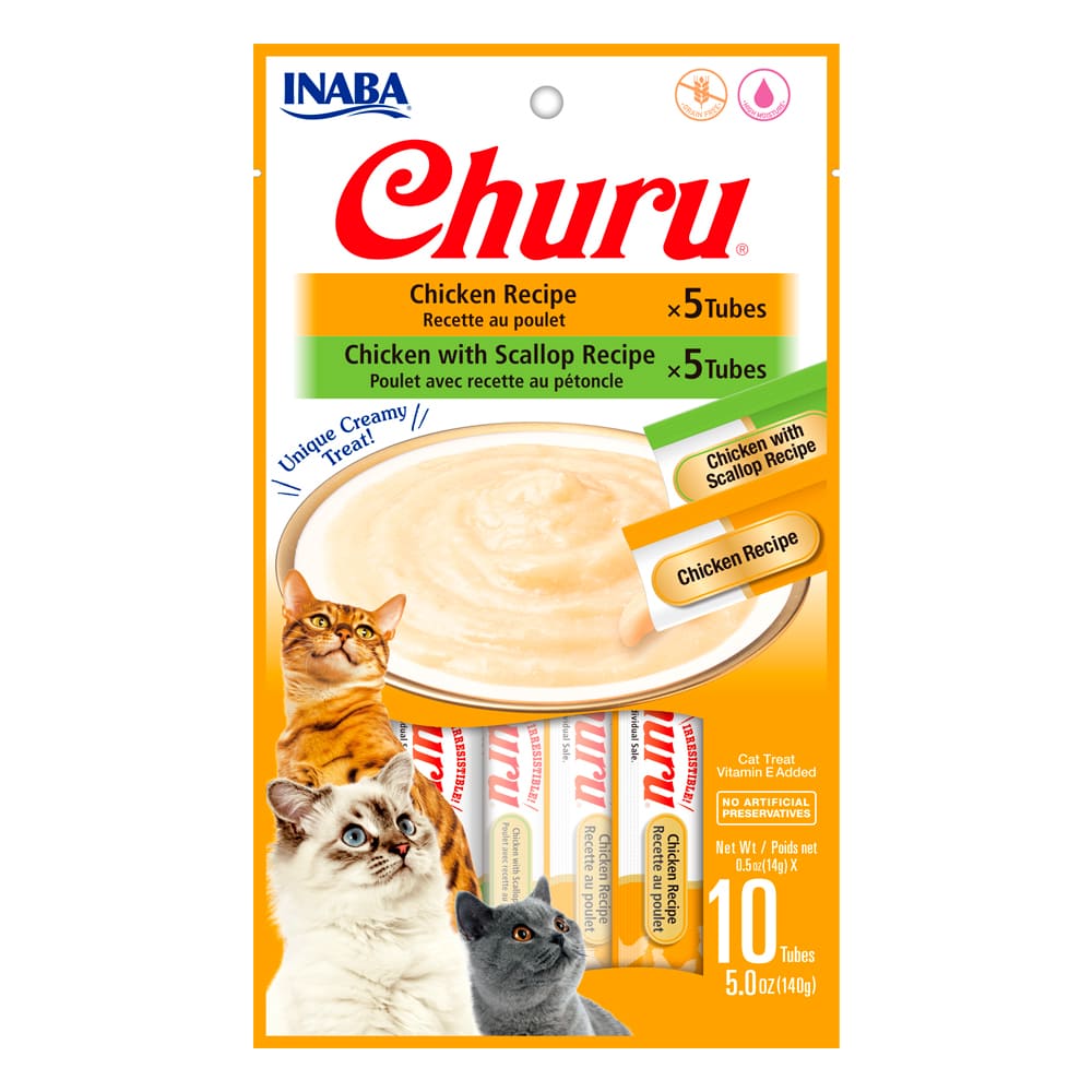 Inaba Churu Cat Puree Chicken Varieties 14g 10pk