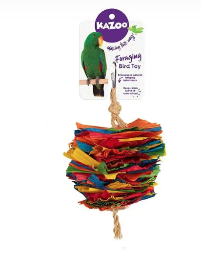 Kazoo Foraging Rainbow Cascade Bird Toy