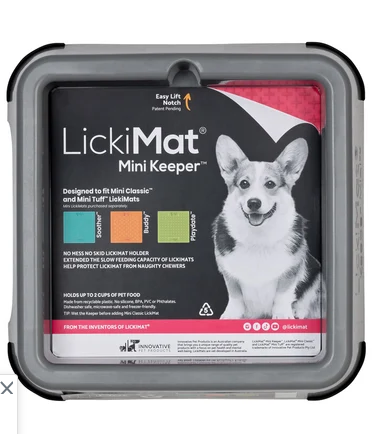 Lickimat Keeper Grey W Soother Mat