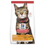 Hills Science Diet Feline Light Adult Dry Cat Food 3.5kg Z