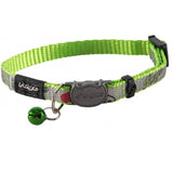 REFLECTOCAT COLLAR 11MM LIME FISH