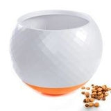 All Fur You Wobbler Slow Feeder Bowl Orange