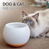 All Fur You Wobbler Slow Feeder Bowl Orange Z