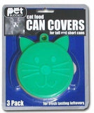Petbuddies Cat Food Can Cover 3pk