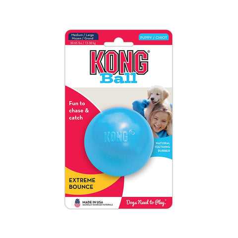 Kong Puppy Ball W Hole Med/lge