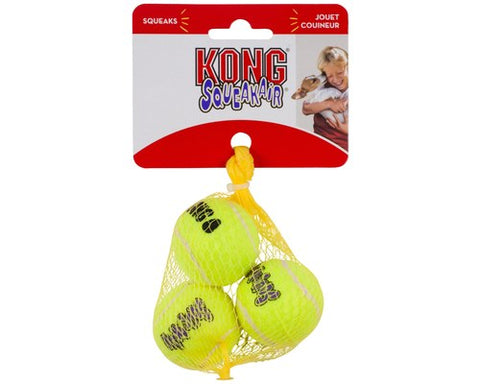 Kong Air Dog Squeaker Balls Small 3pk