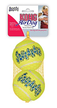 Kong Air Dog Squeaker Balls Large 2 Pk