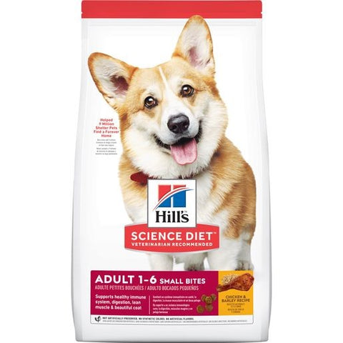 Hills Science Diet Adult Small Bites Dry Dog Food 2kg