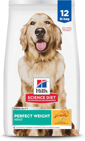 Hills Science Diet Perfect Weight Adult Dog Food 5.44kg