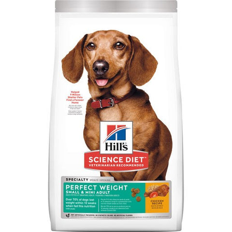 Hills Science Diet Perfect Weight Small & Mini Adult Dry Dog Food 1.81kg
