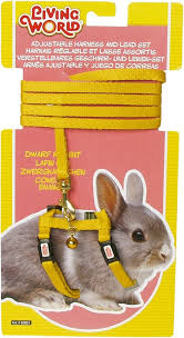 Living World Rabbit Harness & Lead Yellow