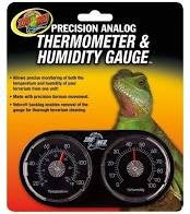 Zoomed Dual Thermometer/humidity Gauge