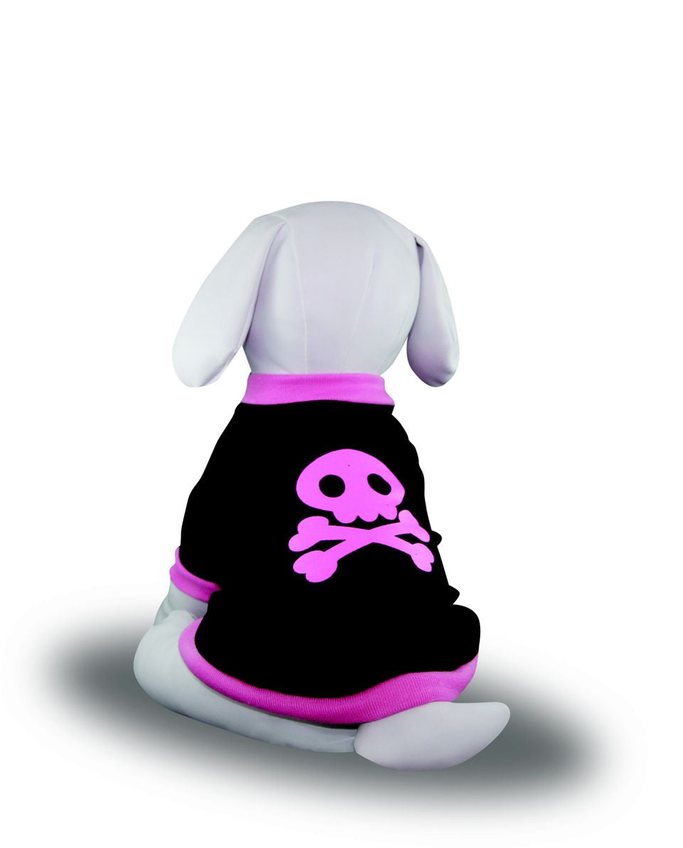Tshirt Skull & Crossbone Size 7 Pink