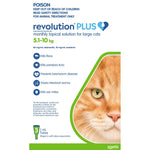Revolution Plus Cat Large 5-10kg 6pk Expires 10/2024