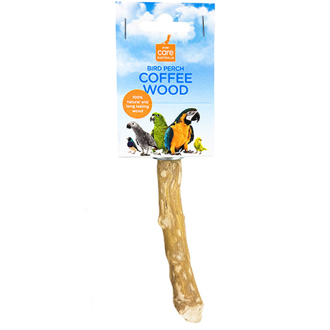 Avian Care Bird Perch Coffee Wood Small