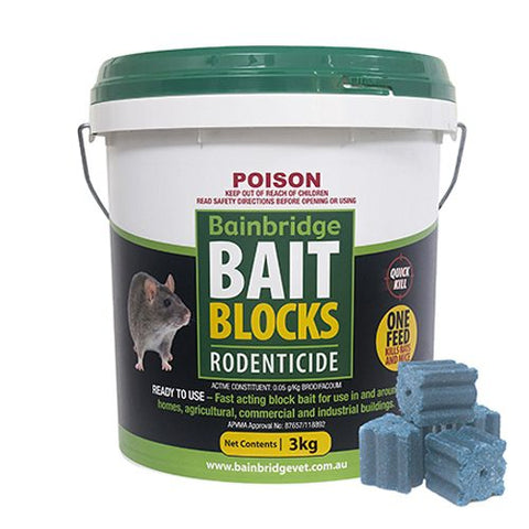 Bainbridge Bait Blocks 200g (brodifacoum 0.05g/kg)