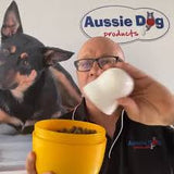 Aussie Dog Footy Feeder Large