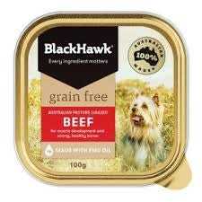 Slab Black Hawk Grain/ Free Beef Tray 100g* (9)