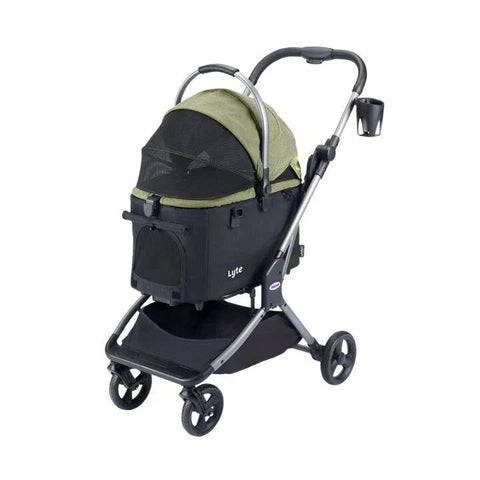Ibiyaya Lyte 3in1 Detachable Pet Stroller Pickle Green