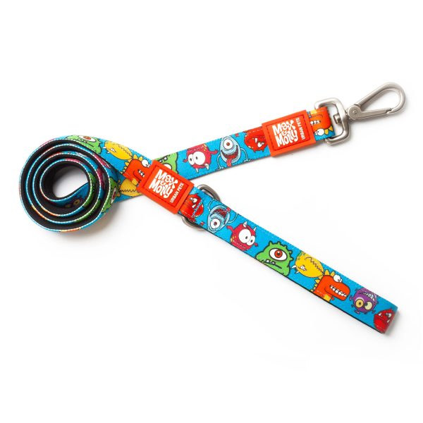 Max & Molly Dog Lead - Little Monsters Small 