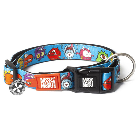 Max & Molly Smart Id Collar - Little Monsters Small