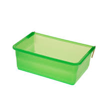 Rectangular Feeder/drinker 23cm Green