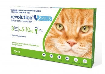 Revolution Plus Cat Large 5-10kg 3pk