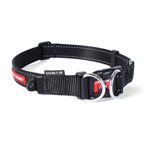 Ezydog Collar Double Up Medium Black