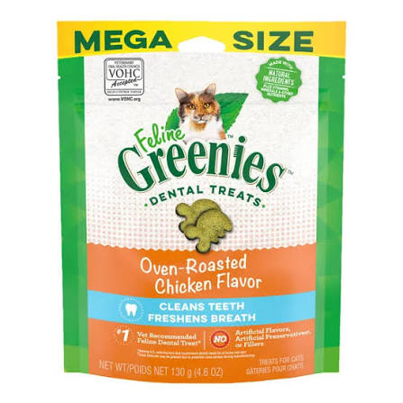 Greenies Feline Dental Treats Chicken 130g