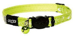 Rogz Silkcat Collar Lime Filigree 11mm