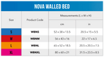Rogz Nova Walled Bed Charcoal Small