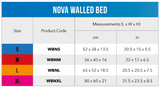 Rogz Nova Walled Bed Charcoal Medium