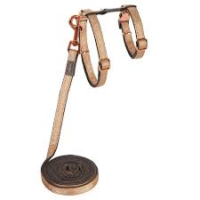 Rogz Urbancat Control Harness And Lead Gold Rush S