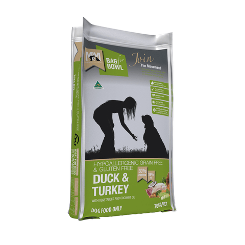 Meals For Mutts Adult Duck & Turkey Grain & Gluten Free Green 9kg
