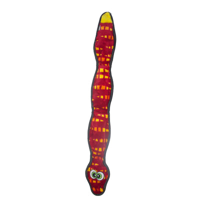 Outward Hound Tough Seamz Snake Red Xl 6 Squeak