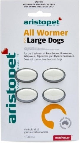 Aristopet Allwormer Dog 20kg 4pk