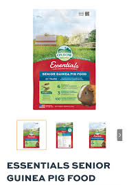 Oxbow Essentials Senior Guinea Pig Food 1.8kg