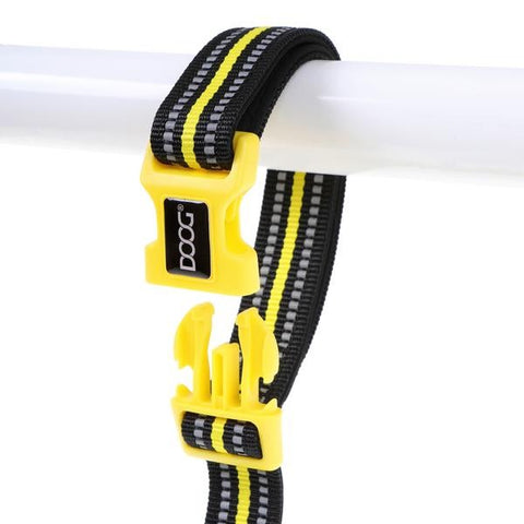 Doog Neoprene Dog Lead Clip It Bolt Neon- Xlarge 