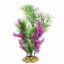 Aquatopia Green & Purple Plant 30cm