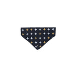 Mog & Bone Bandana Blk Met Cross Large