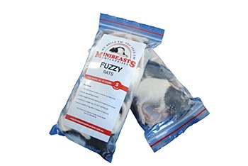 Minibeasts Frozen Rat Weaner 3 Pk