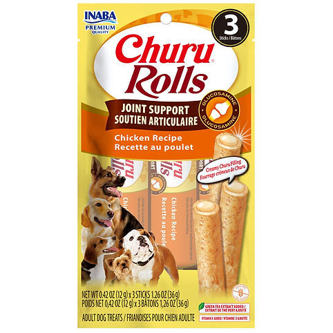 Inaba Churu Dog Rolls Joint Support Chicken 30g
