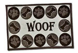 Loving Pets Bella Fashion Mat Woof Chenille