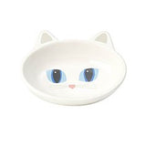 Petrageous Frisky Kitty Cat Bowl Oval White 13cm
