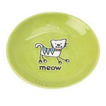 Petrageous Silly Kitty Cat Saucer Lime Green 12cm